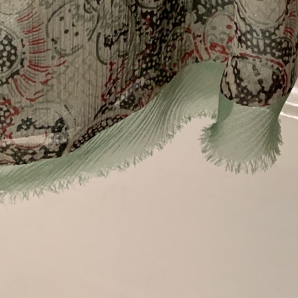 Tahari Chiffon Over Silk Tank Blouse - image 4